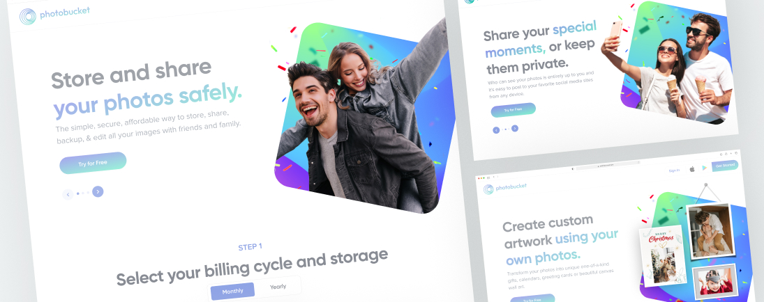 Choosing high-impact imagery for a landing page